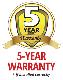 Watco 5 Year warranty
